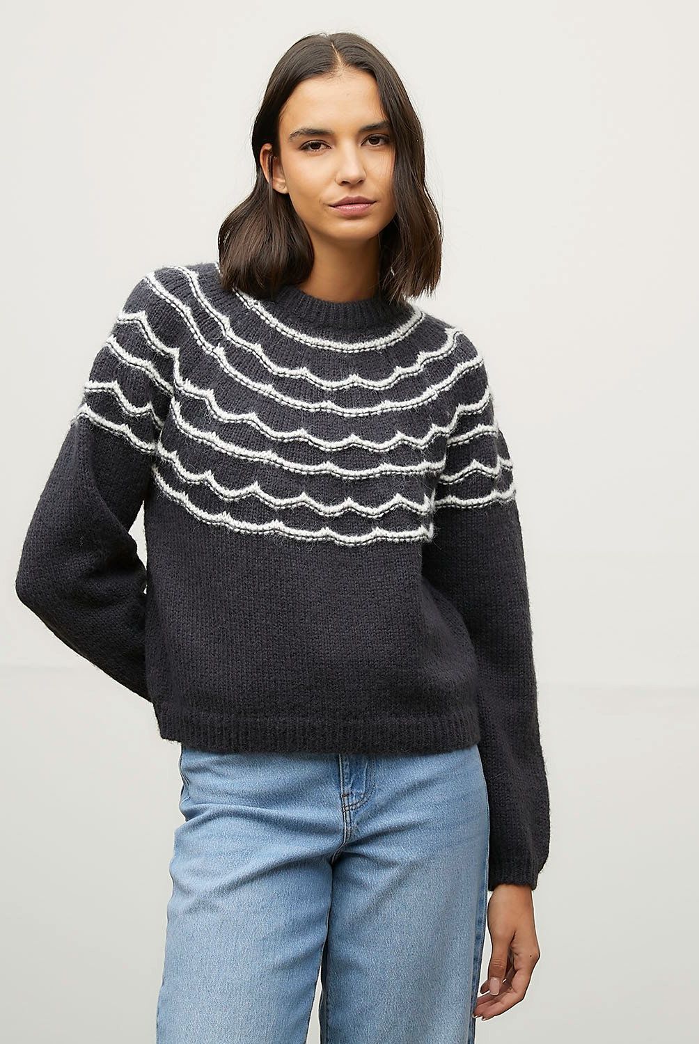 VERO MODA - Sweater Estampado Cuello Redondo Mujer Vero Moda
