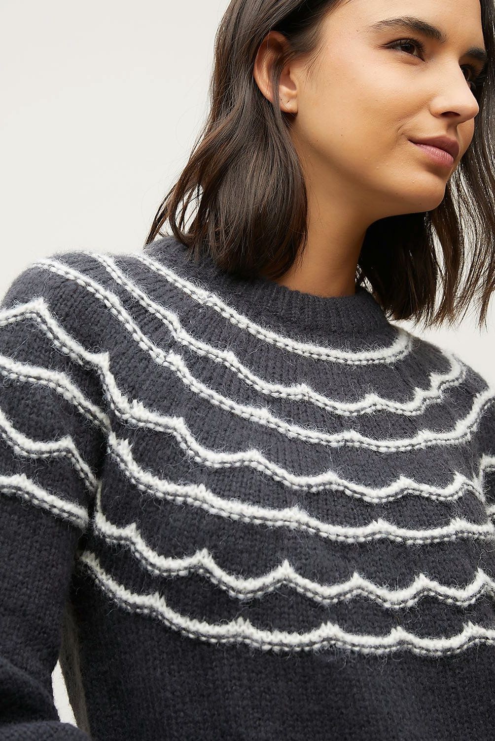 VERO MODA - Sweater Estampado Cuello Redondo Mujer Vero Moda