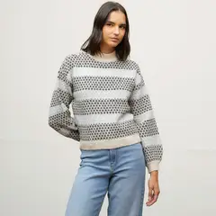 VERO MODA - Sweater Rayas Mujer