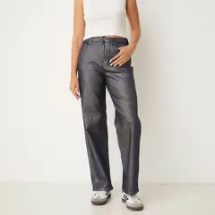 VERO MODA - Pantalón Wide Leg Metalizado Mujer