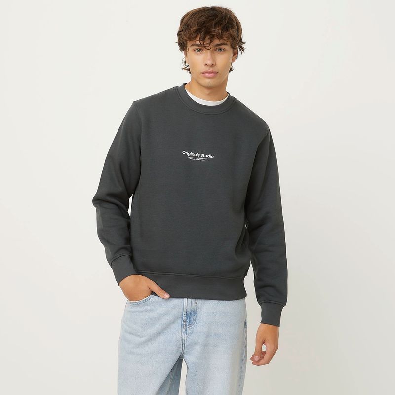 JACK&JONES - Polerón Crew Neck Hombre Algodón Jack&Jones