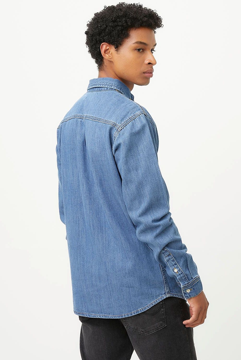 JACK&JONES - Camisa Manga Larga Denim Hombre Jack&Jones