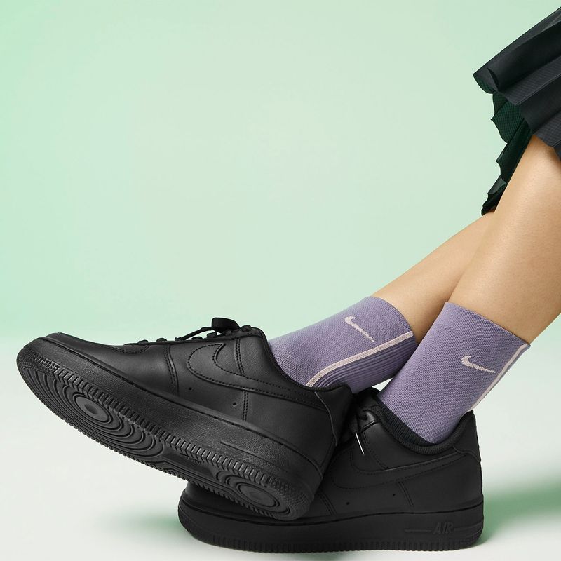 NIKE - Air Force 1 07 Zapatilla Urbana Mujer Cuero Negro Nike