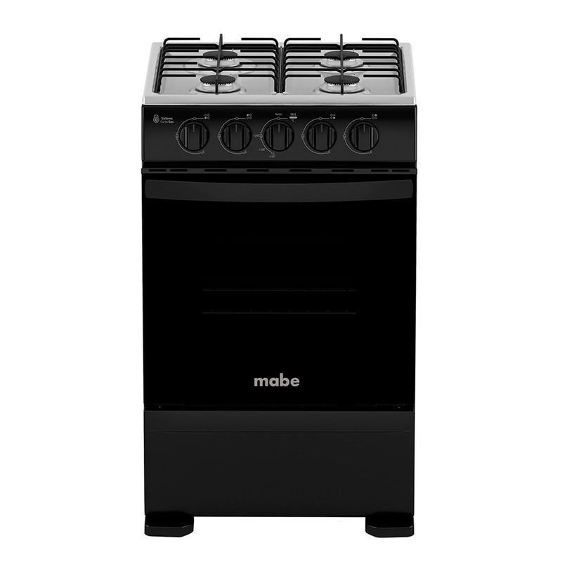 MABE - Cocinas a Gas 4 Quemadores Horno de 63 L CMC5100NA1 Mabe