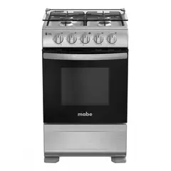 MABE - Cocinas a Gas 4 Quemadores Horno de 63 L CMC5110AX1