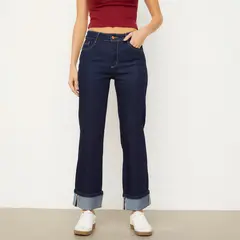 EFESIS - Jeans Flare Tiro Medio Mujer