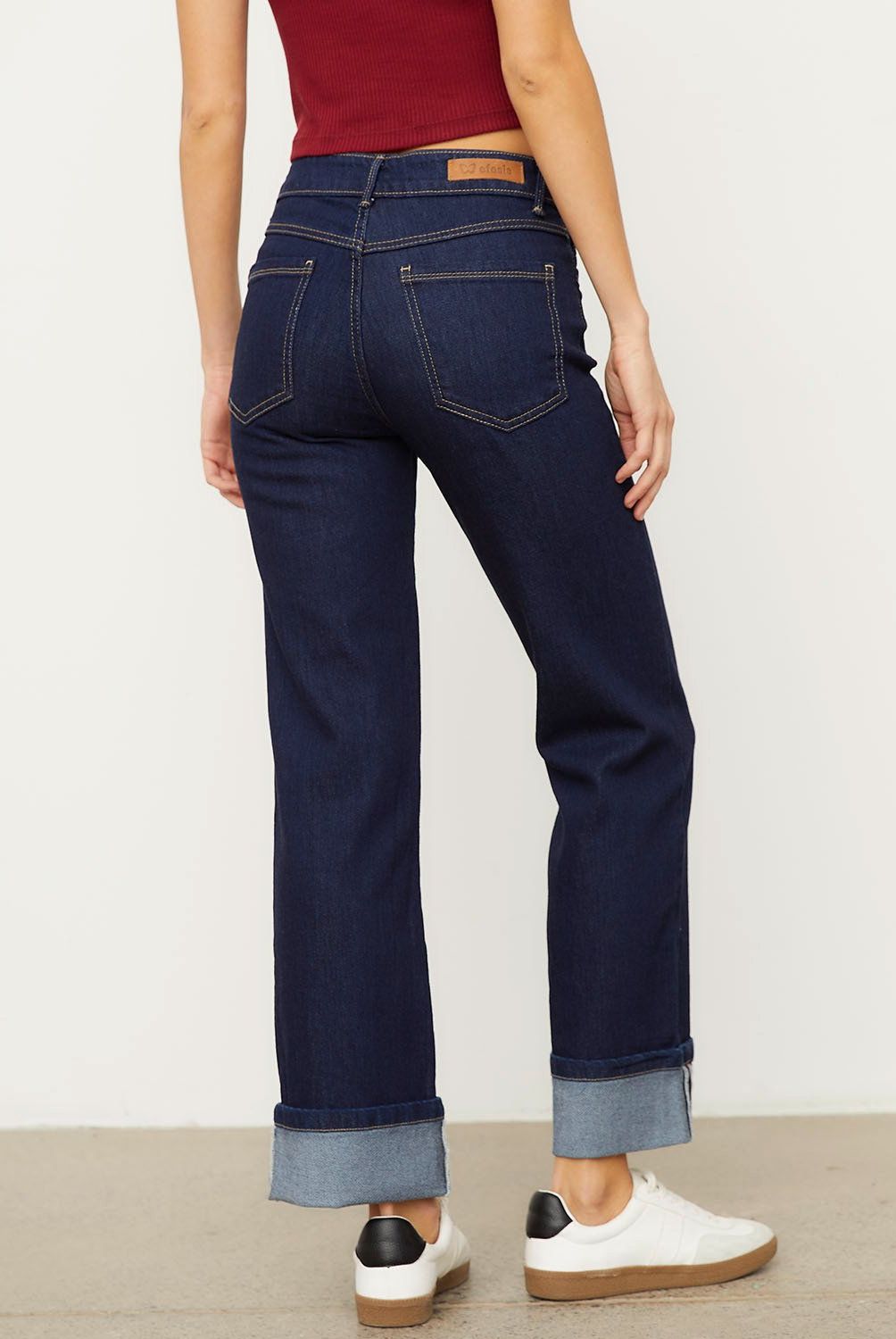 EFESIS - Jeans Flare Tiro Medio Mujer Efesis
