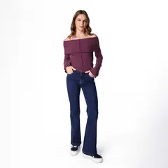 EFESIS - Jeans mujer flare alto