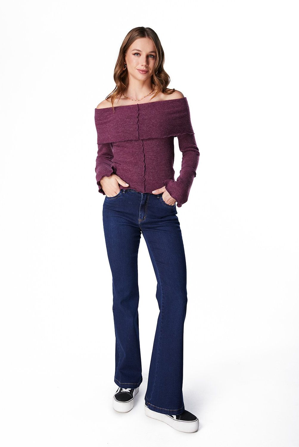 EFESIS - Efesis Jeans mujer flare alto