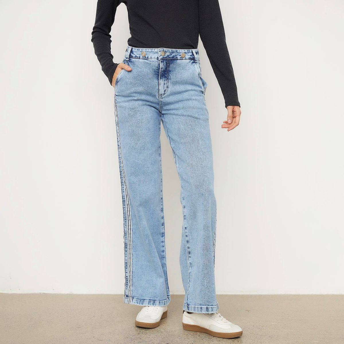 EFESIS - Efesis Jeans mujer wide leg alto