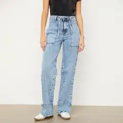 EFESIS - Jeans mujer wide leg alto