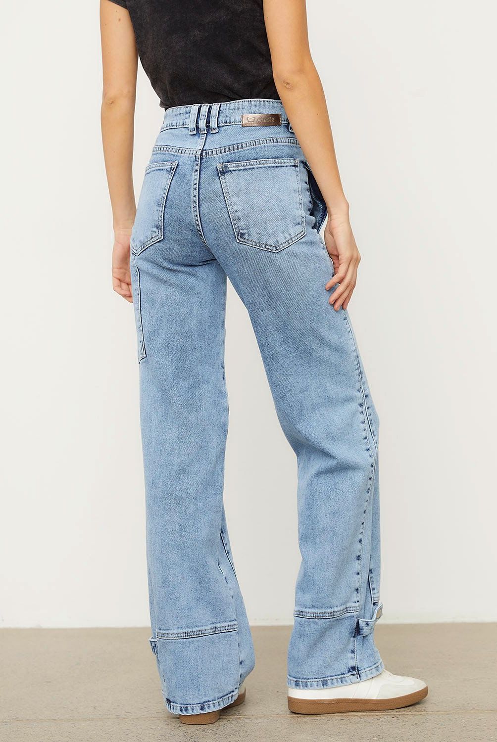EFESIS - Efesis Jeans mujer wide leg alto