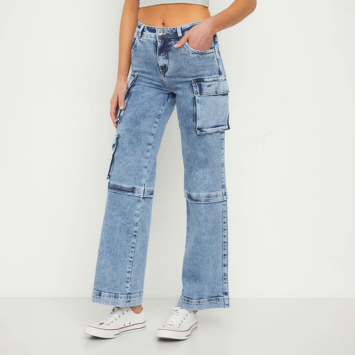 EFESIS - Jeans Balloon Tiro Alto Mujer Efesis