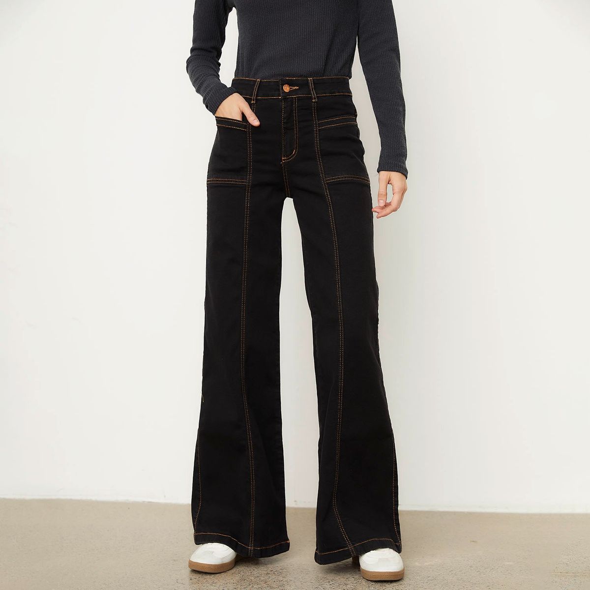 EFESIS - Efesis Jeans mujer palazzo alto