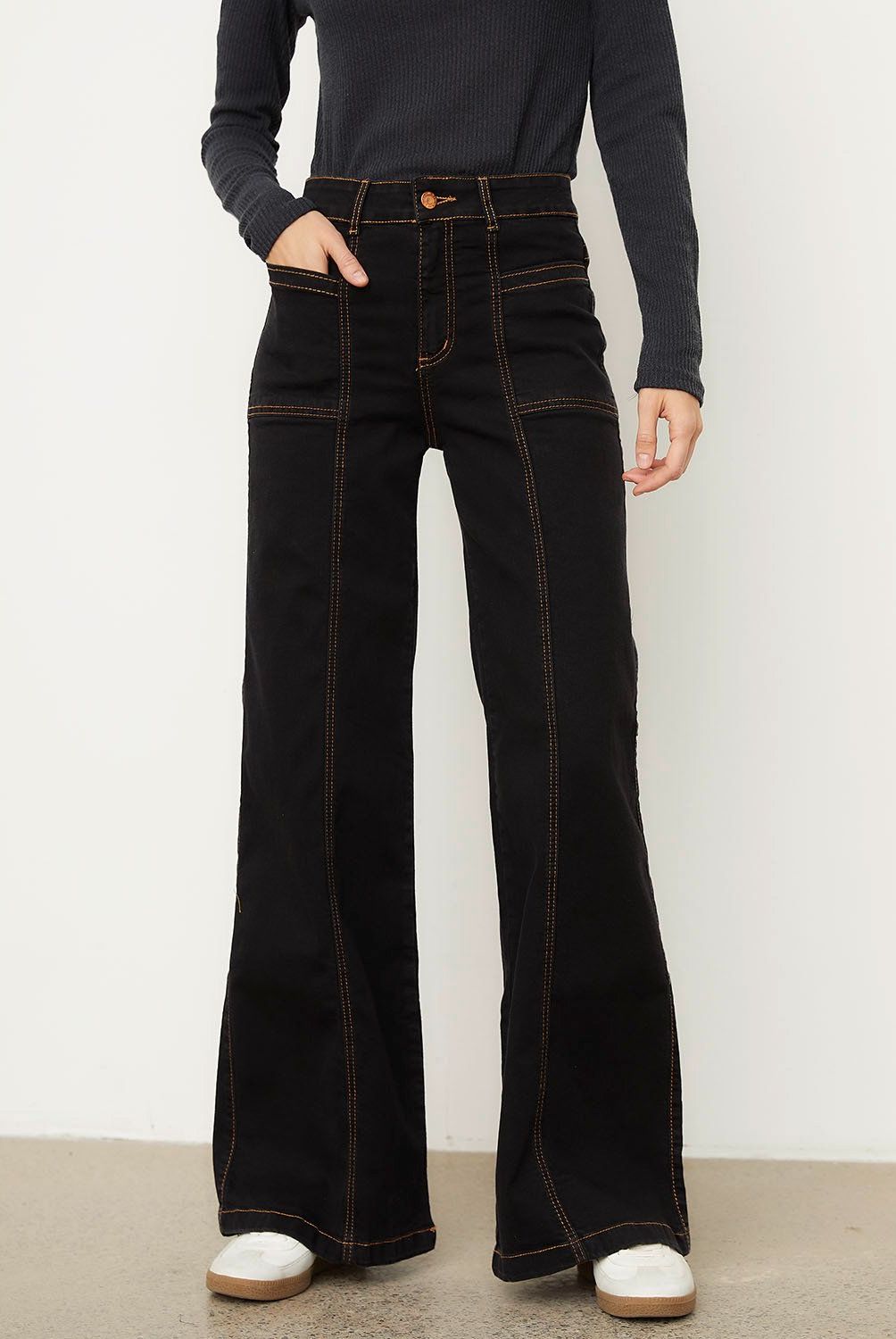 EFESIS - Efesis Jeans mujer palazzo alto
