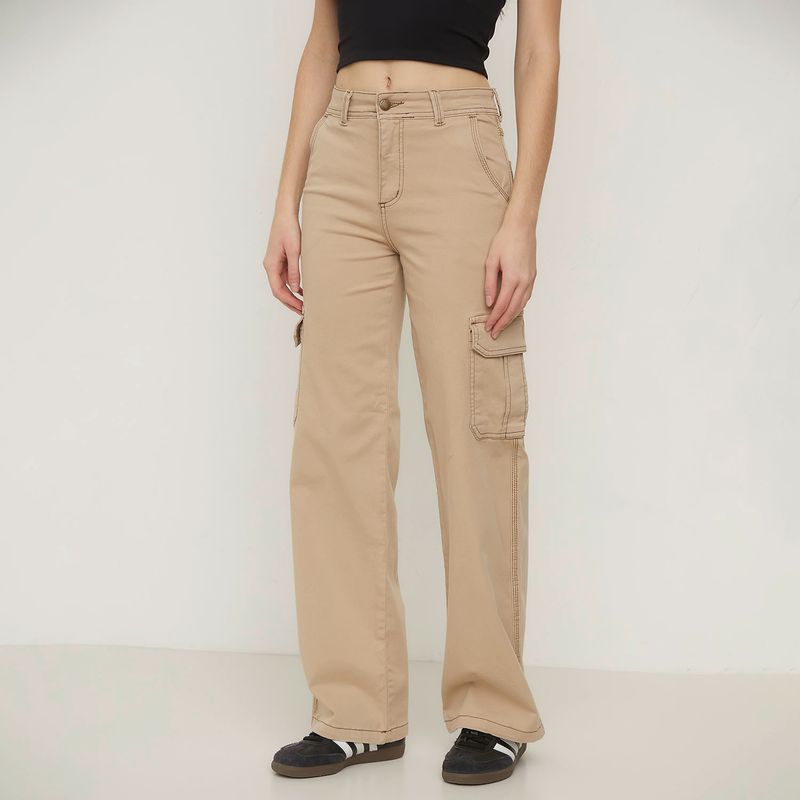EFESIS - Pantalón Palazzo Tiro Alto Mujer Efesis
