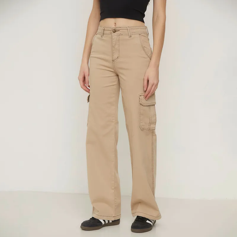 EFESIS - Pantalón Palazzo Tiro Alto Mujer Efesis