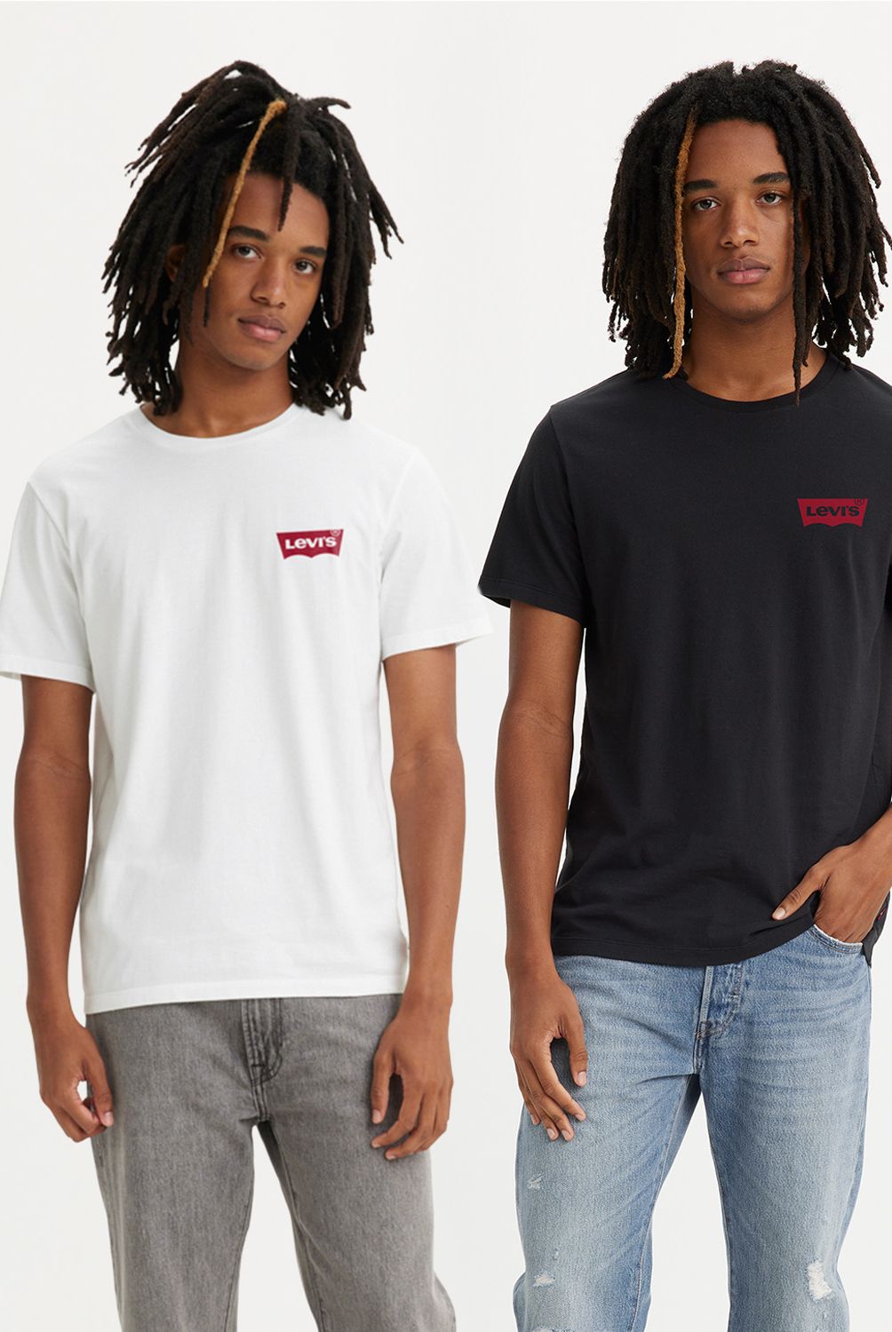 LEVIS - Pack 2 Poleras Hombre Manga Corta Algodón Levis