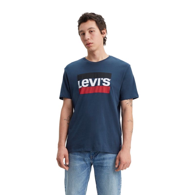 LEVIS - Polera Hombre Manga Corta Algodón Levis
