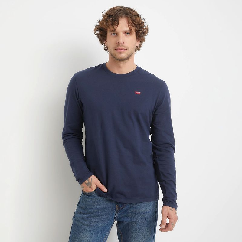 LEVIS - Polera Hombre Manga Larga Algodón Levis