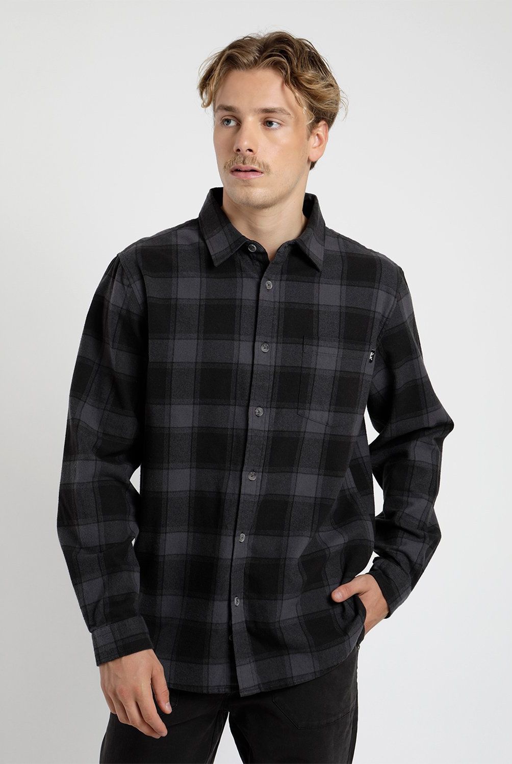 FROENS - Camisa Manga Larga Algodón Hombre Froens