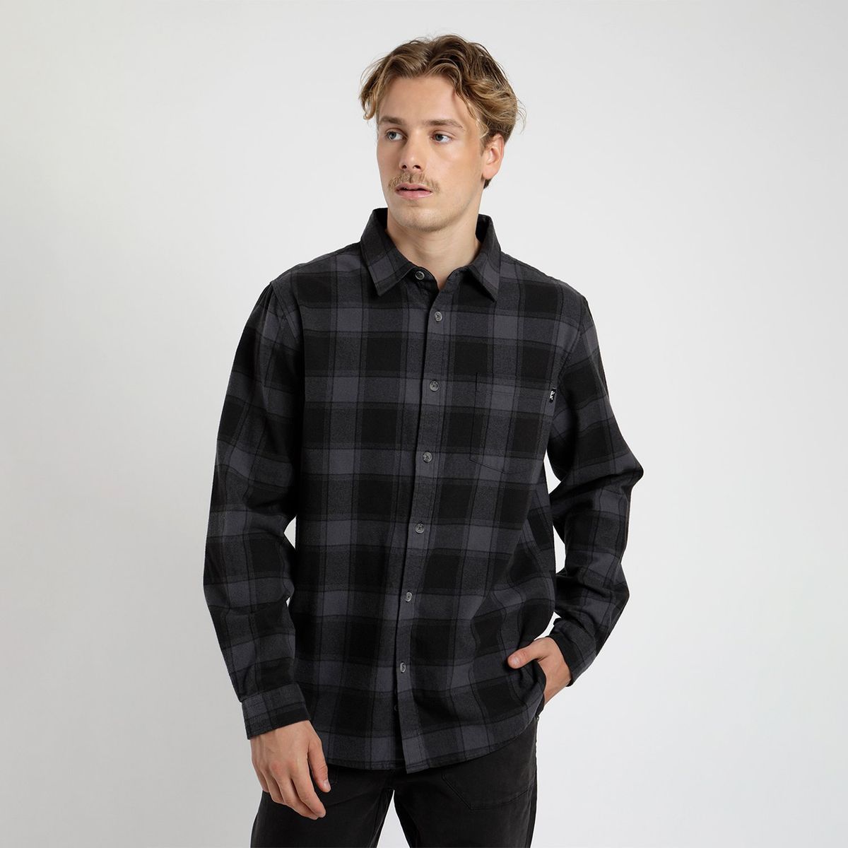 FROENS - Camisa Manga Larga Algodón Hombre Froens