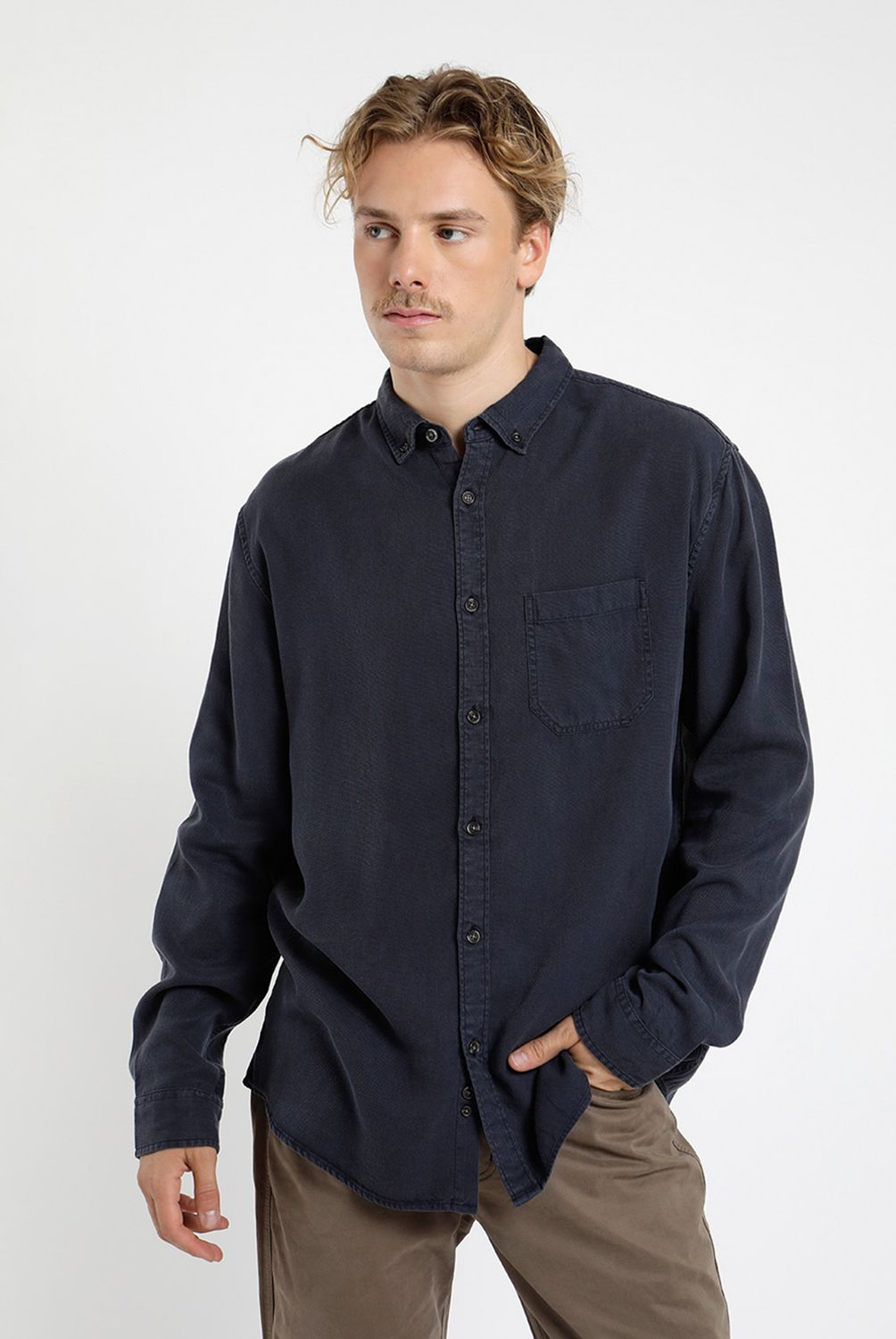 FROENS - Camisa Manga Larga Hombre Froens