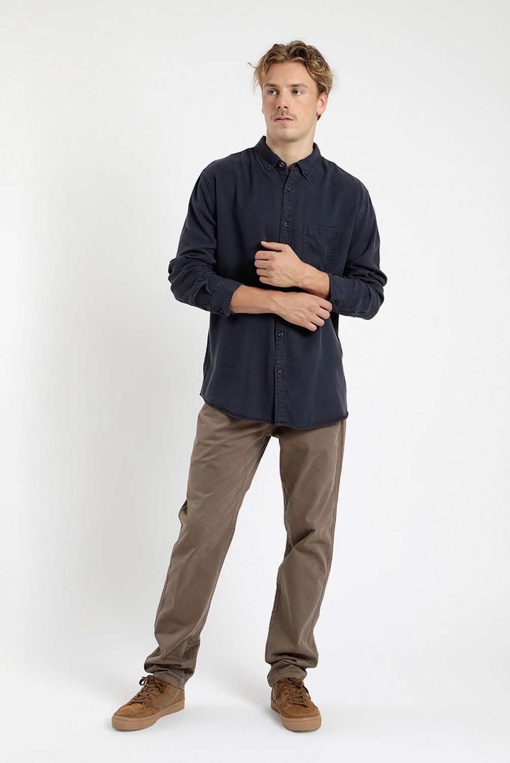 FROENS - Camisa Manga Larga Hombre Froens