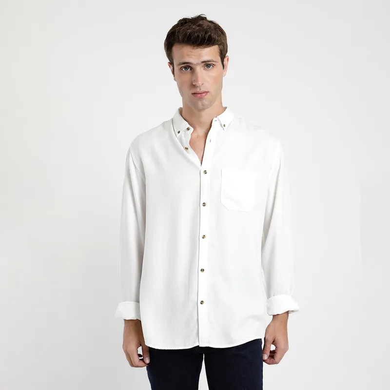 FROENS - Camisa Manga Larga Hombre Froens