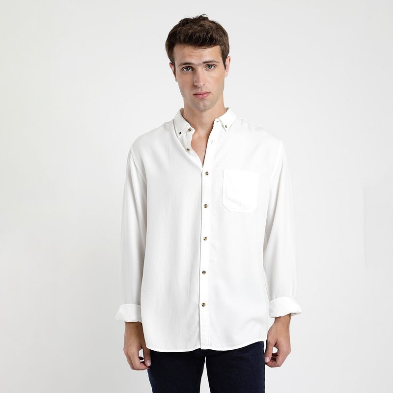 FROENS - Camisa Manga Larga Hombre Froens