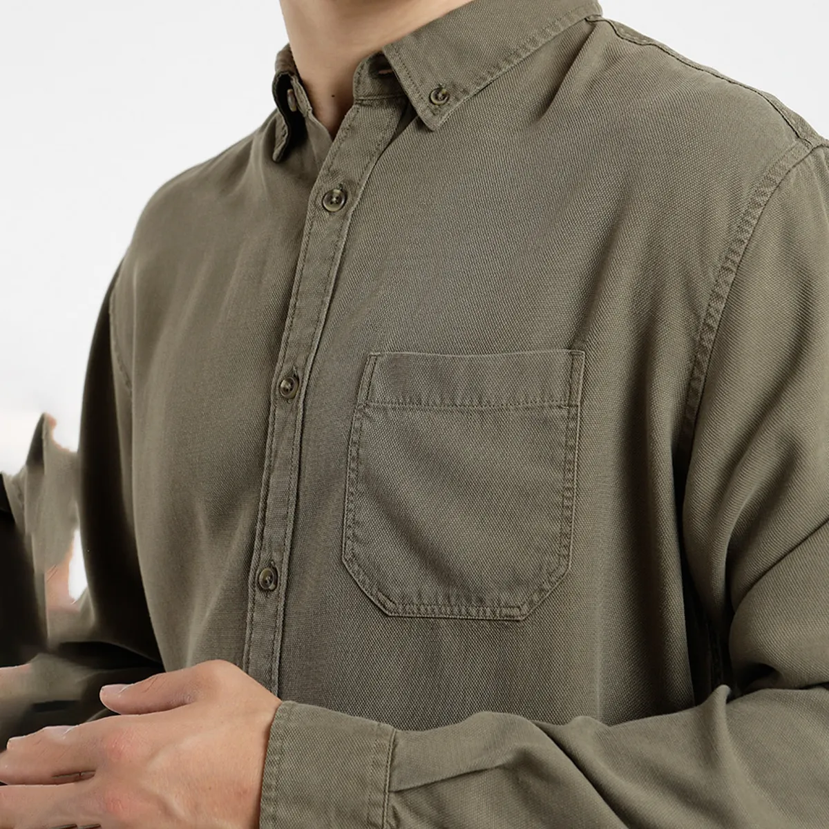 FROENS - Camisa Manga Larga Hombre Froens