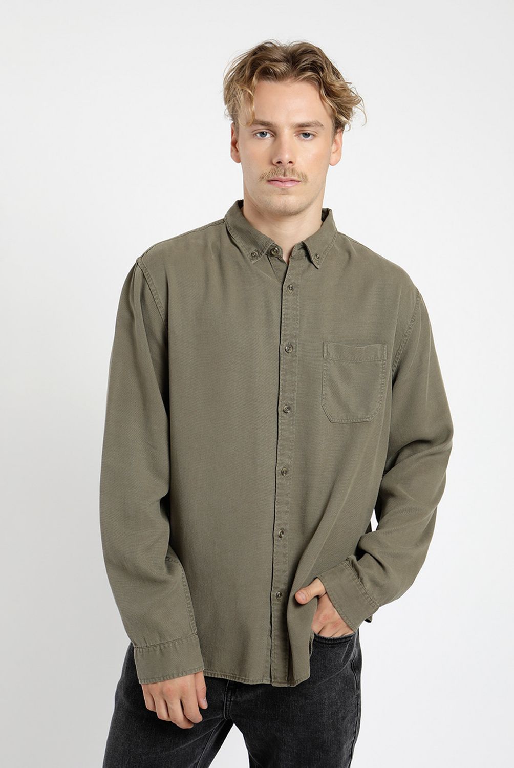 FROENS - Camisa Manga Larga Hombre Froens