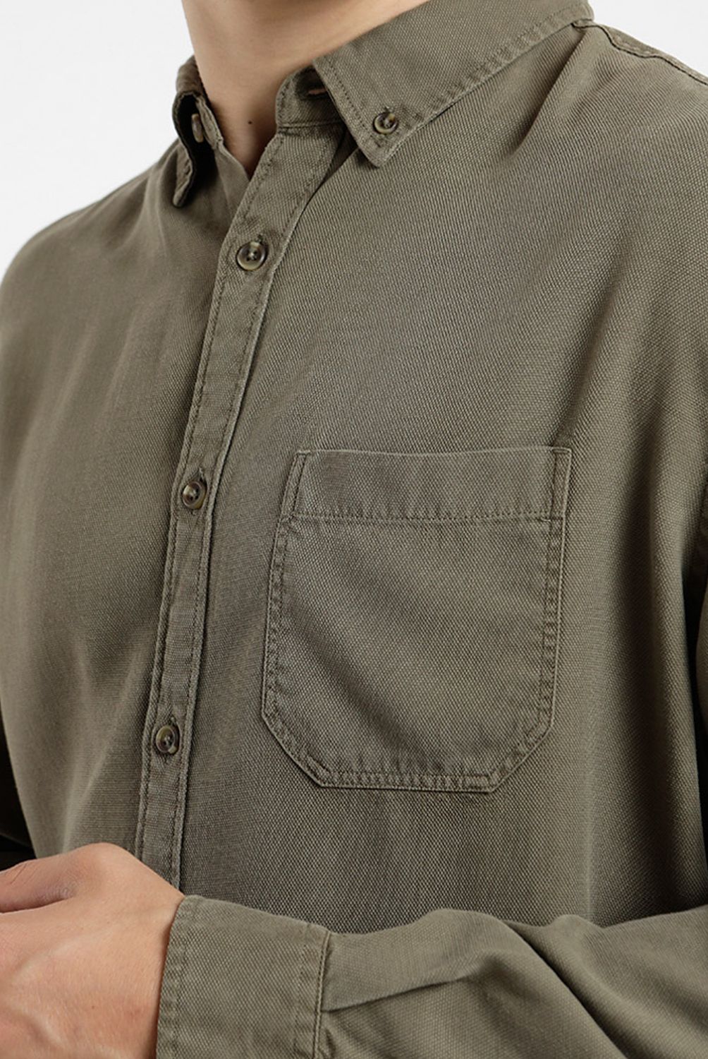 FROENS - Camisa Manga Larga Hombre Froens
