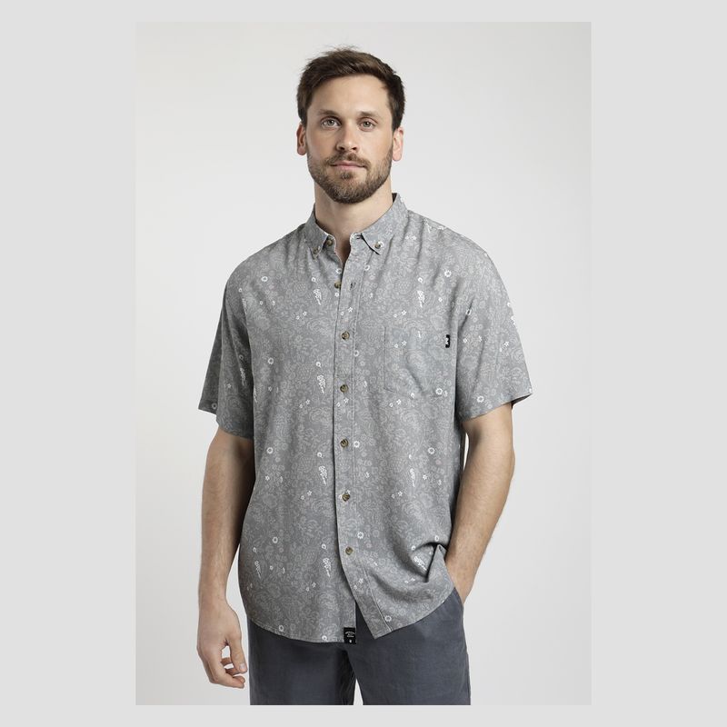 FROENS - Camisa Manga Corta Viscosa Hombre Froens