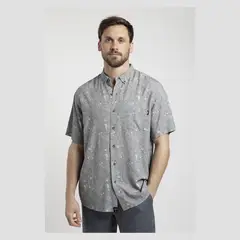 FROENS - Camisa Manga Corta Viscosa Hombre