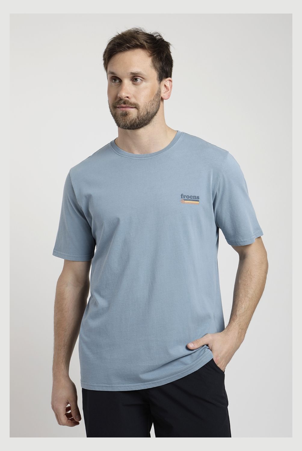 FROENS - Polera Manga Corta Algodón Orgánico Hombre Froens