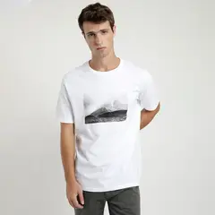 FROENS - Polera Manga Corta Algodón Orgánico Hombre
