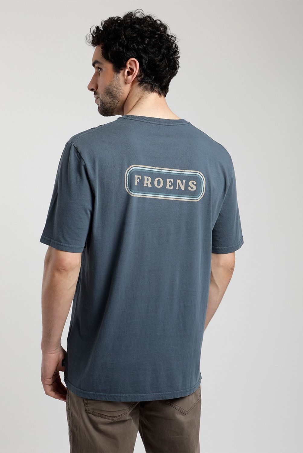 FROENS - Polera Manga Corta Algodón Orgánico Hombre Froens