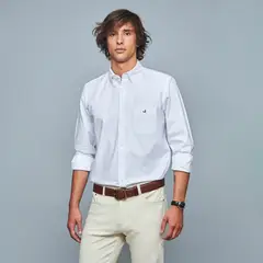 SAVILLE ROW - Camisa Manga Corta Oxford Hombre