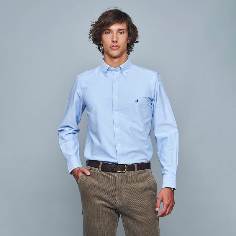 SAVILLE ROW - Camisa Manga Larga Oxford Hombre Saville Row