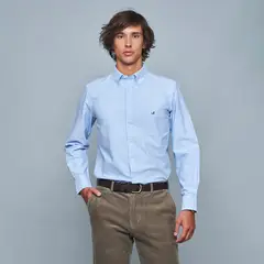 SAVILLE ROW - Camisa Manga Corta Oxford Hombre
