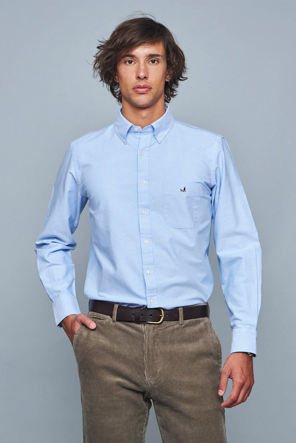 SAVILLE ROW - Camisa Manga Corta Oxford Hombre Saville Row