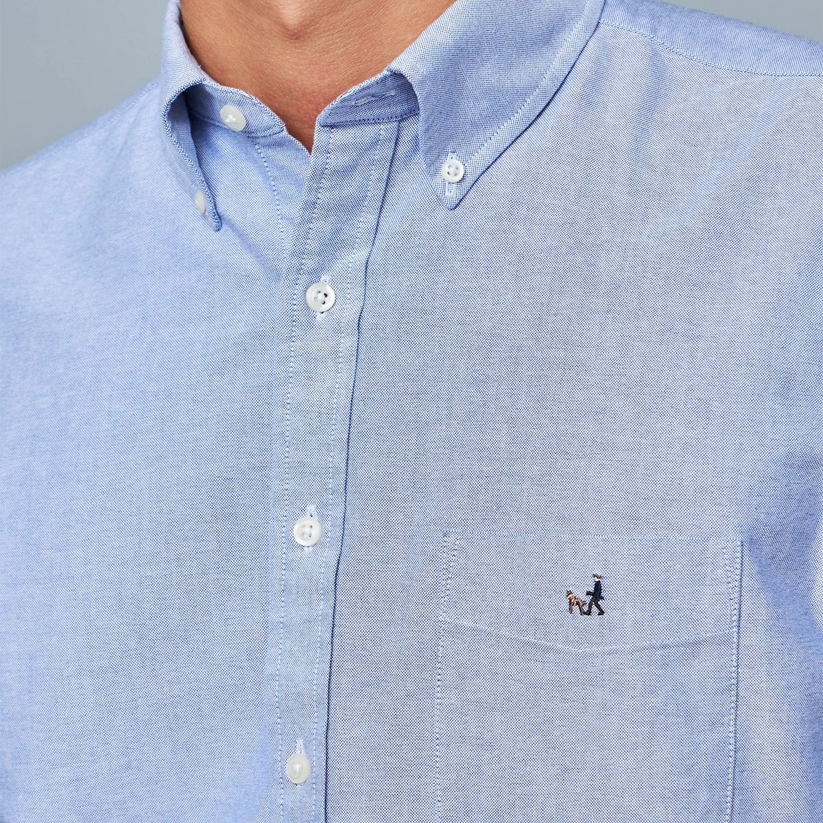 SAVILLE ROW - Camisa Manga Larga Oxford Hombre Saville Row