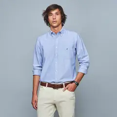 SAVILLE ROW - Camisa Manga Corta Oxford Hombre