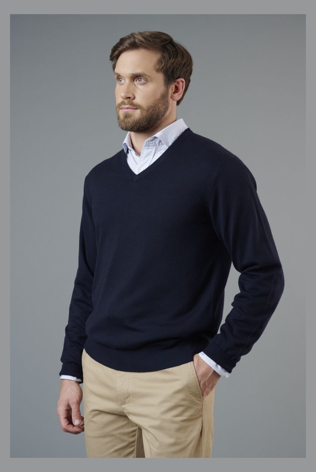 SAVILLE ROW - Sweater Cuello V Hombre Saville Row