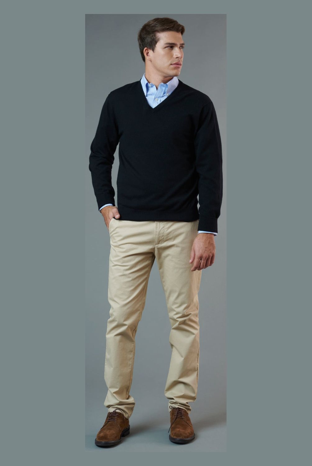 SAVILLE ROW - Sweater Cuello V Hombre Saville Row