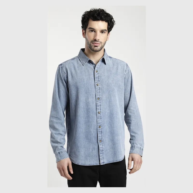 FROENS - Camisa Manga Larga Algodón Orgánico Hombre Froens