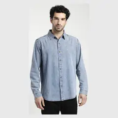 FROENS - Camisa Manga Larga Algodón Orgánico Hombre