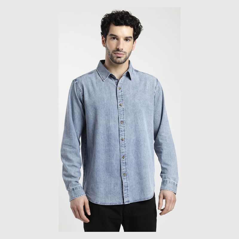 FROENS - Camisa Manga Larga Algodón Orgánico Hombre Froens