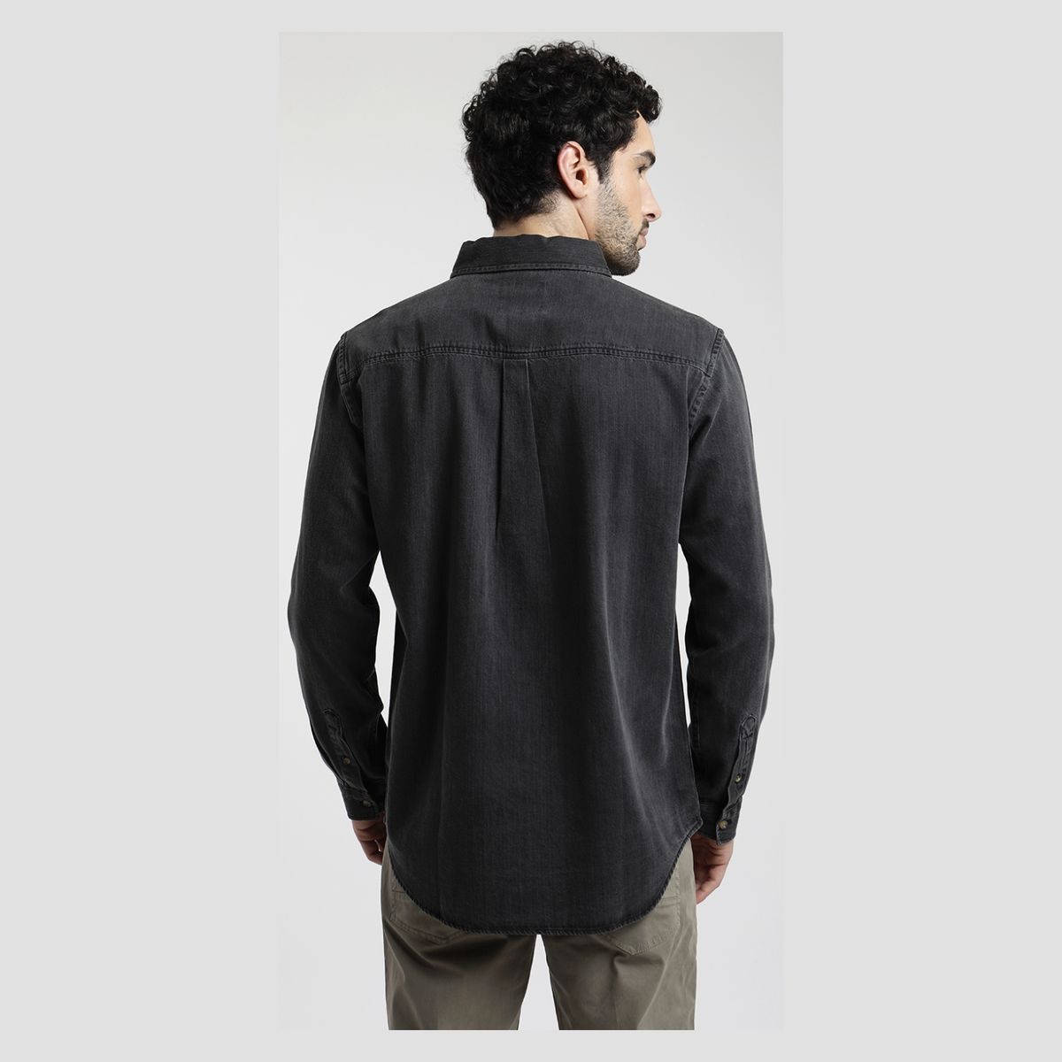 FROENS - Camisa Manga Larga Algodón Orgánico Hombre Froens